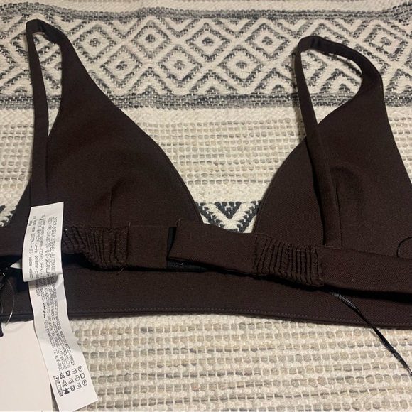 ZARA NWT Brown bra top Large - Picture 13 of 16
